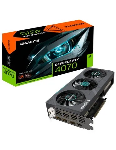 Gigabyte GV-N4070EAGLE OC-12GD plăci video NVIDIA GeForce RTX 4070 12 Giga Bites GDDR6X - Tik.ro