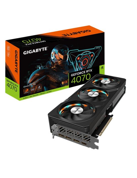 Gigabyte GV-N4070GAMING OC-12GD plăci video NVIDIA GeForce RTX 4070 12 Giga Bites GDDR6X