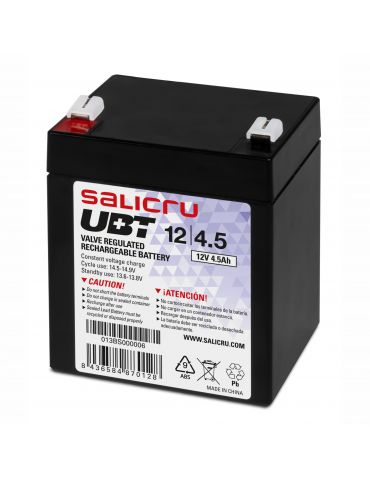 Salicru 013BS000006 baterii UPS Acid sulfuric şi plăci de plumb (VRLA) 12 V 4,5 Ah
