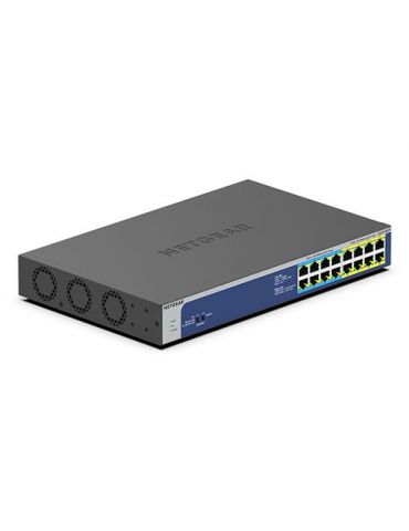 NETGEAR GS516UP Fara management Gigabit Ethernet (10 100 1000) Power over Ethernet (PoE) Suport Gri