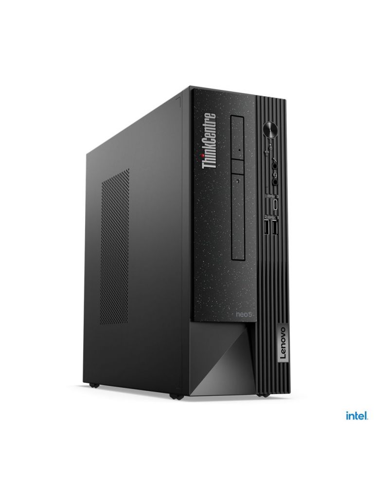 Lenovo ThinkCentre neo 50s i5-12400 SFF Intel Core i5 8 Giga Bites DDR4-SDRAM 256 Giga Bites SSD Windows 11 Pro PC-ul Negru