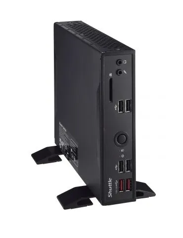 Shuttle DS20U3V2 sistem barebone Dimensiune carcasă PC 1.3L Negru Intel SoC i3-10110U 2,1 GHz