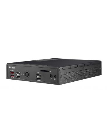 Shuttle DS20U3V2 sistem barebone Dimensiune carcasă PC 1.3L Negru Intel SoC i3-10110U 2,1 GHz