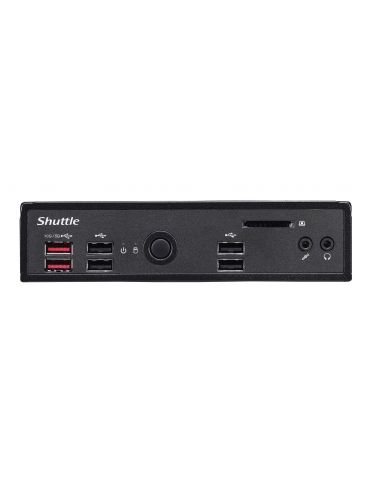 Shuttle DS20U3V2 sistem barebone Dimensiune carcasă PC 1.3L Negru Intel SoC i3-10110U 2,1 GHz