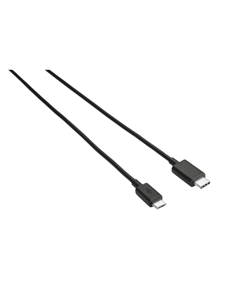 Cablu Trust, usb-c to microusb, 1m, negru