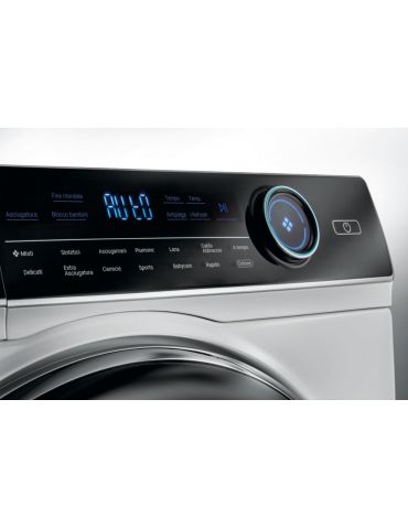 Haier I-Pro Series 7 HD100-A2979 uscătoare De sine stătător Încărcare frontală 10 kilograme A++ Alb