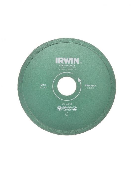 Irwin Disc diamantat segment continuu ceramica 115mm/22.2mm Irwin - 1