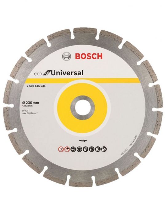 Disc diamantat ECO Universal 230x22.23x2.6mm Bosch - 1