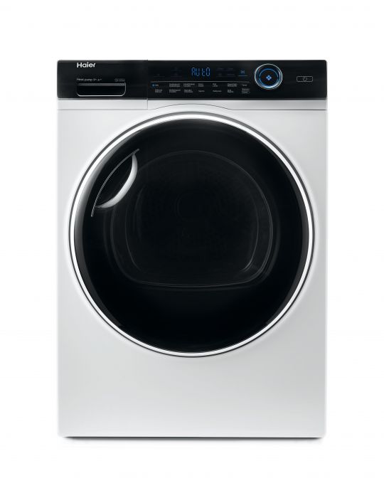 Haier I-Pro Series 7 HD90-A3979 uscătoare De sine stătător Încărcare frontală 9 kilograme A+++ Alb
