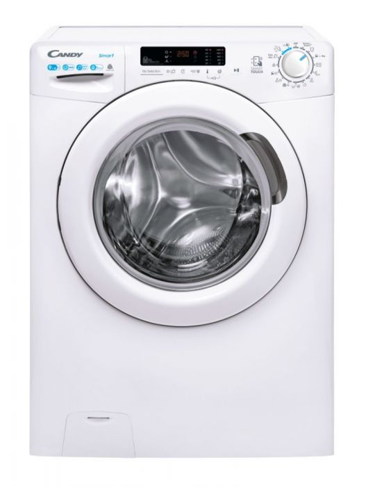 Candy Smart CSWS 4962DWE 1-S uscătoare pentru mașini de spălat De sine stătător Încărcare frontală Alb E