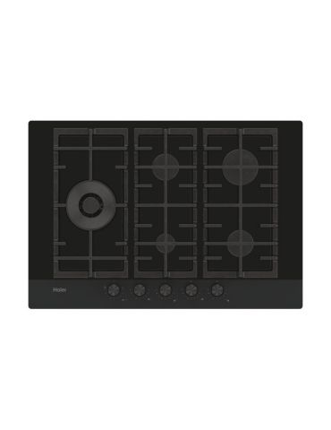 Haier I-Move Series 6 HAVG7WL4HB Negru Încorporat 74.5 cm Gaz 5 zonă(e) - Tik.ro