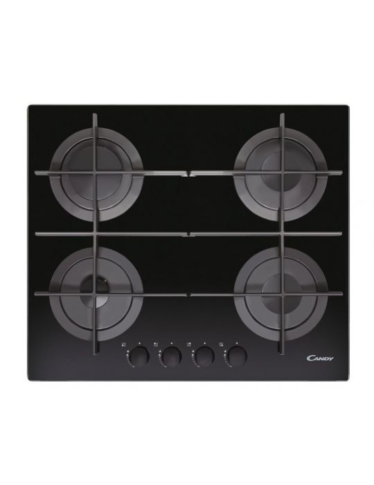 Candy Timeless CVG 64 STGN Negru Încorporat Gaz 4 zonă(e)