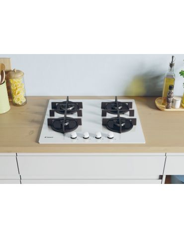 Candy CVG6WW Alb Încorporat 59 cm Gaz 4 zonă(e)