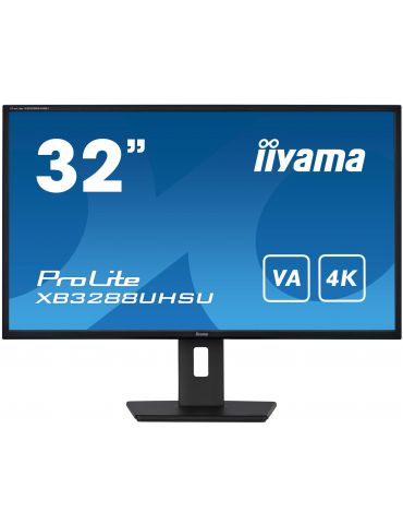 iiyama ProLite XB3288UHSU-B5 monitoare LCD 80 cm (31.5") 3840 x 2160 Pixel 4K Ultra HD Negru - Tik.ro
