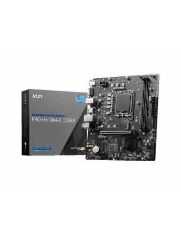 MSI PRO H610M-E DDR4 plăci de bază Intel H610 LGA 1700 micro-ATX - Tik.ro
