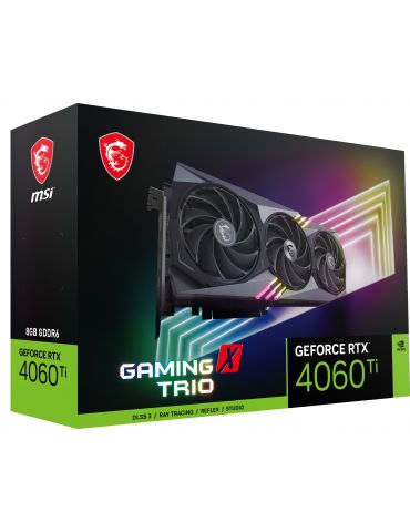 MSI GeForce RTX 4060 Ti GAMING X TRIO 8G NVIDIA 8 Giga Bites GDDR6