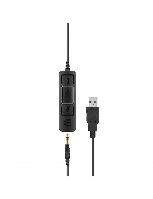 EPOS | SENNHEISER IMPACT SC 75 USB MS Căști Prin cablu Bandă de fixare pe cap Apeluri Muzică USB Tip-A Negru