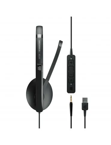 EPOS | SENNHEISER ADAPT 165T USB II Căști Prin cablu Bandă de fixare pe cap Birou Call center USB Tip-A Negru