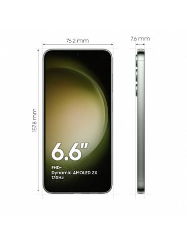 Samsung Galaxy S23+ SM-S916B 16,8 cm (6.6") Dual SIM Android 13 5G USB tip-C 8 Giga Bites 256 Giga Bites 4700 mAh Verde