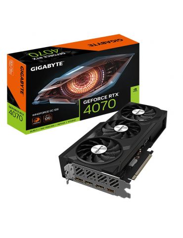 Gigabyte GV-N4070WF3OC-12GD plăci video NVIDIA GeForce RTX 4070 12 Giga Bites GDDR6X - Tik.ro