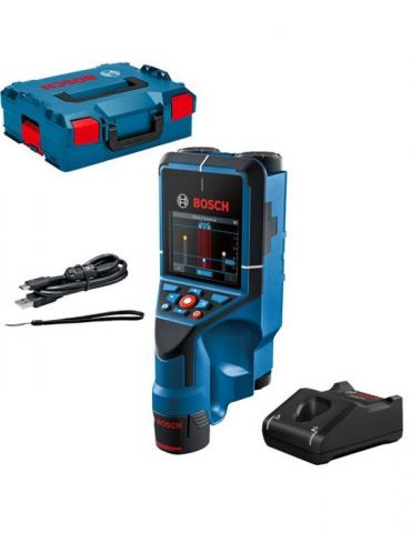 Bosch D-tect 200 C Detector de metale cu 1 acumulator Li-Ion 2Ah + Incarcator + L-BOXX Bosch - 1 - Tik.ro