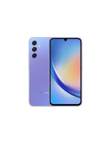 Samsung Galaxy A34 5G SM-A346B DSN 16,8 cm (6.6") Dual SIM hibrid Android 13 USB tip-C 8 Giga Bites 256 Giga Bites 5000 mAh
