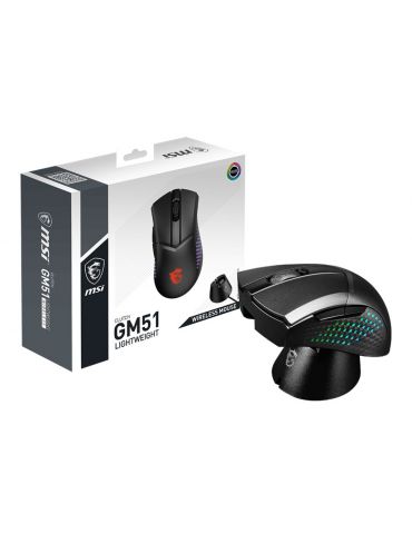 MSI CLUTCH GM51 LIGHTWEIGHT WIRELESS mouse-uri Mâna dreaptă RF fără fir Optice 26000 DPI