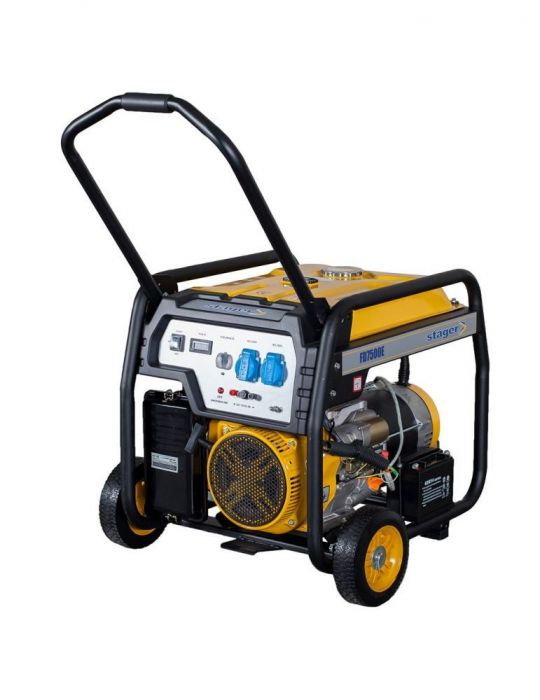 Stager FD 7500E+ATS generator open-frame 6kW monofazat benzina automatizare Stager - 1