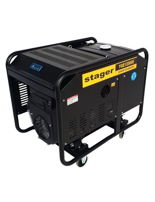Stager YGE12000E Generator open frame 10.0kW monofazat benzina pornire electrica Stager - 1