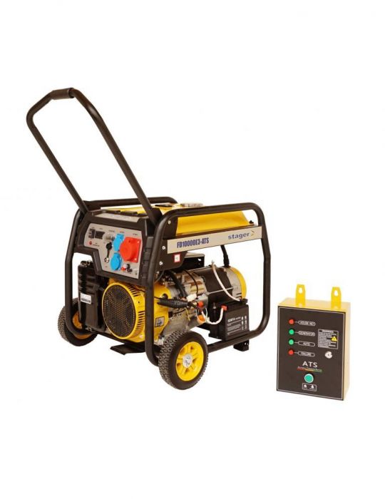 Stager FD 10000E3+ATS generator open-frame 8kW trifazat benzina automatizare Stager - 1