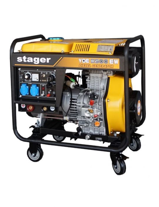 Stager YDE8500EW Generator sudare diesel monofazat 3kVA curent sudare 200A pornire la cheie Stager - 1