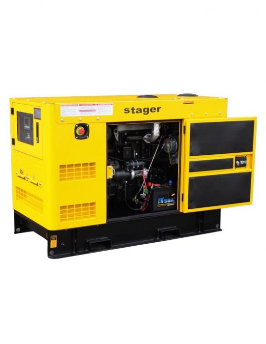Stager YDY15S-E Generator insonorizat diesel monofazat 15kW 57A 1500rpm Stager - 1