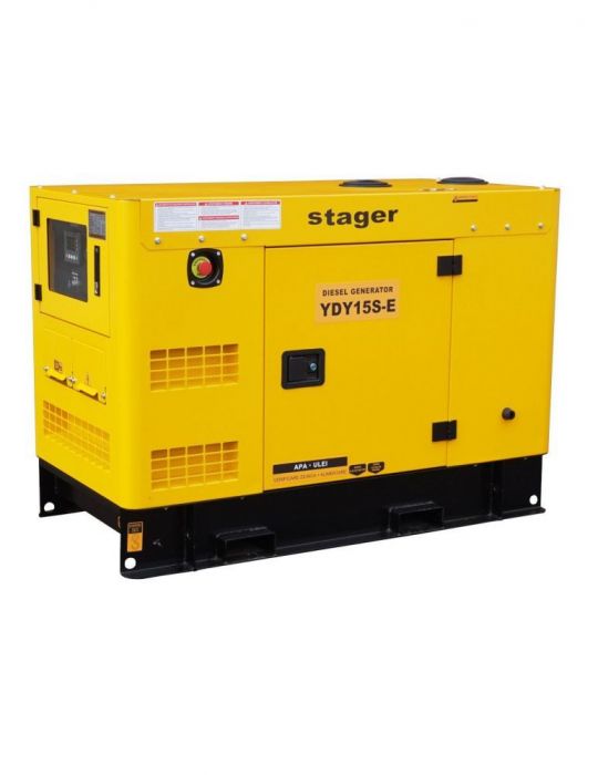 Stager YDY15S-E Generator insonorizat diesel monofazat 15kW 57A 1500rpm Stager - 1