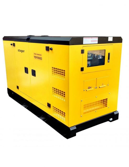Stager YDY89S3 Generator insonorizat diesel trifazat 80kVA 115A 1500rpm Stager - 1