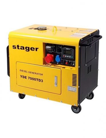 Stager YDE7000TD3 Generator insonorizat diesel trifazat 5.04kW 8A 3000rpm Stager - 1 - Tik.ro