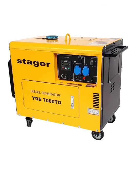 Stager YDE7000TD Generator insonorizat diesel monofazat 5kW 18A 3000rpm Stager - 1