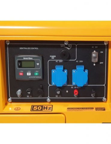 Stager YDE7000TD Generator insonorizat diesel monofazat 5kW 18A 3000rpm Stager - 1