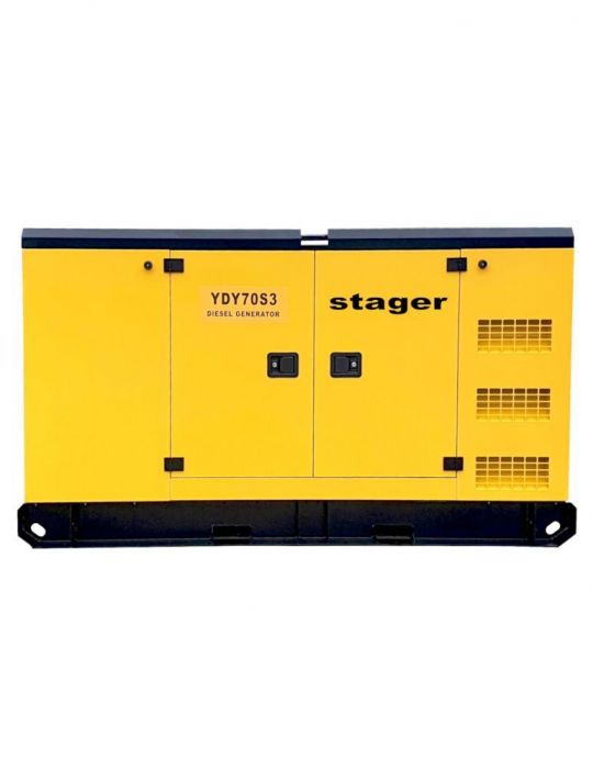 Stager YDY70S3 Generator insonorizat diesel trifazat 62kVA 89A 1500rpm Stager - 1