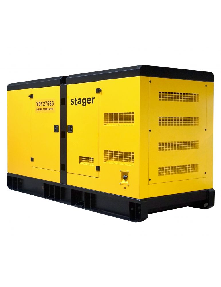 Stager YDY275S3 Generator insonorizat diesel trifazat 220kW 361A 1500rpm