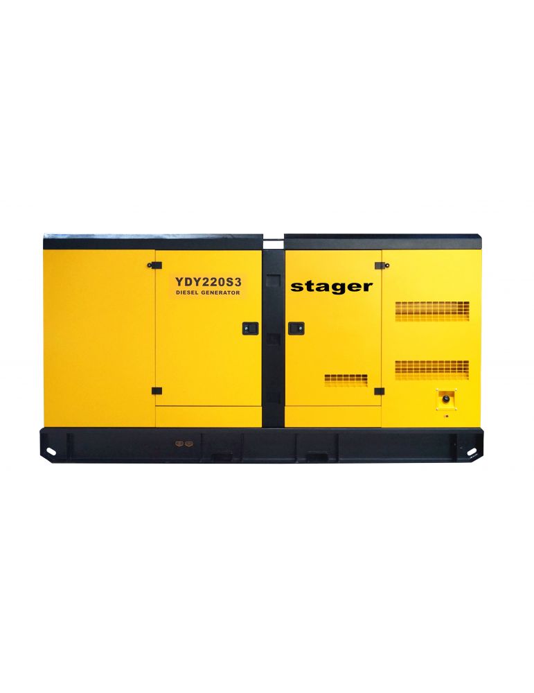 Stager YDY220S3 Generator insonorizat diesel trifazat 176kW 289A 1500rpm