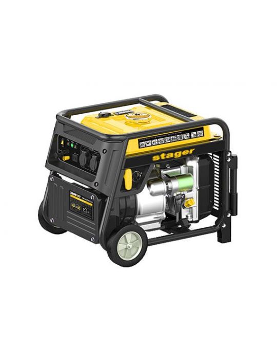 Stager YGE5500i Generator digital invertor monofazat 5.0kW benzina pornire la sfoara Stager - 1