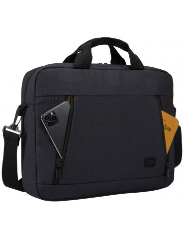 Case Logic Huxton HUXA-214 Black genți pentru notebook-uri 35,6 cm (14") Servietă Negru