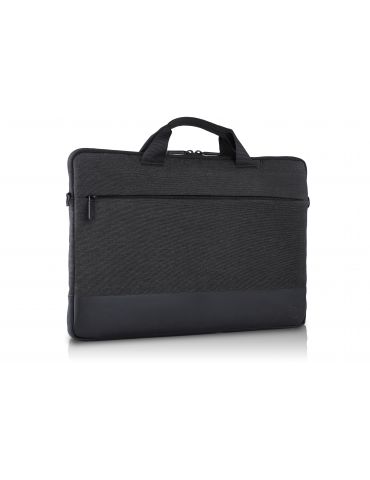 DELL 460-BCFJ genți pentru notebook-uri 38,1 cm (15") Geantă Sleeve Negru, Gri