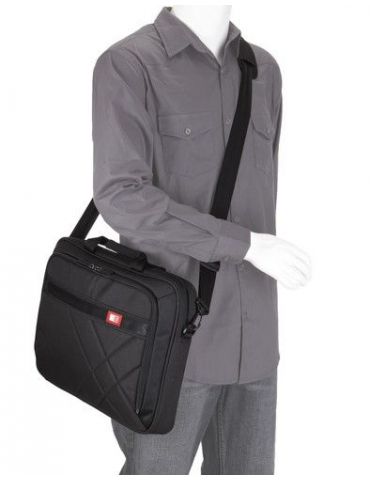 Case Logic DLC-117 Black genți pentru notebook-uri 43,9 cm (17.3") Geantă tip poștaș Negru