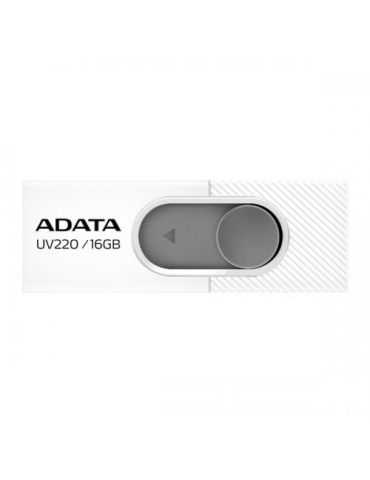 Stick Memorie AData UV220 16GB, USB 2.0, White-Gray A-data - 1 - Tik.ro