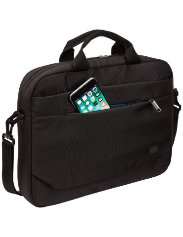 Case Logic Advantage ADVA-114 Black genți pentru notebook-uri 35,6 cm (14") Geantă tip poștaș Negru