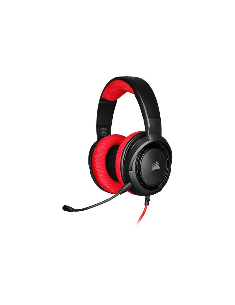 Casti cu microfon Corsair HS35, Red