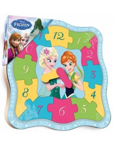 Wooden clock frozen - Tik.ro