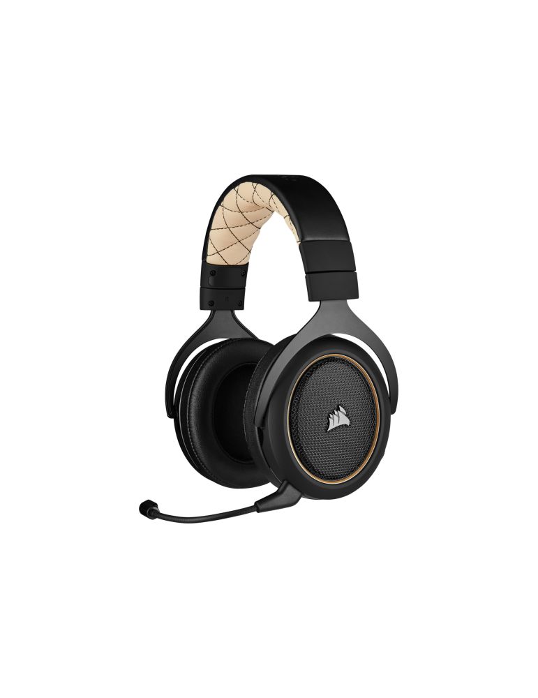 Casti cu microfon Corsair HS70 Pro Wireless, Cream