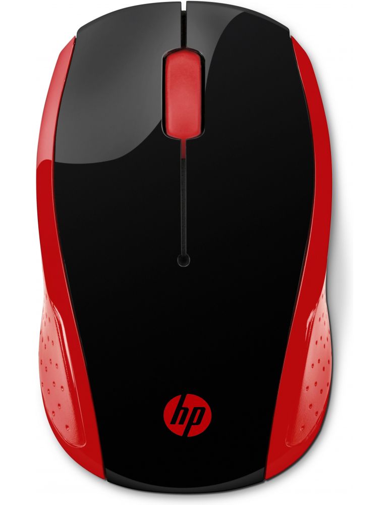 Mice & Trackballs HP Mouse wireless 200 (roşu imperial)